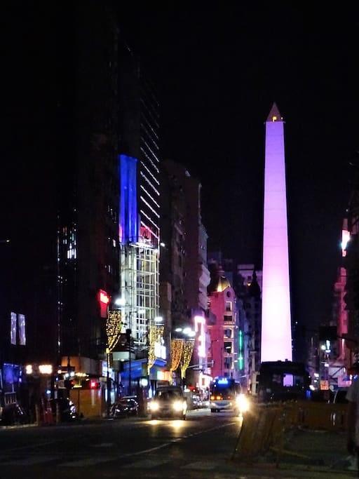 Torre Obelisco Apartment Buenos Aires Bagian luar foto